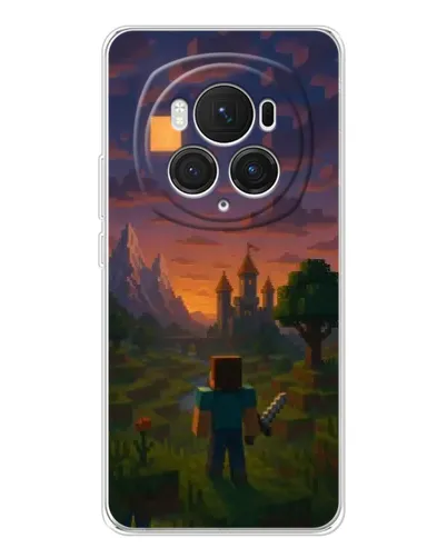 Чохол для Huawei Honor Magic 7 Pro з картинкою «Стів біля вежі»