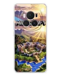 Чохол для Huawei Honor Magic 7 Pro з картинкою «Minecraft панорама»