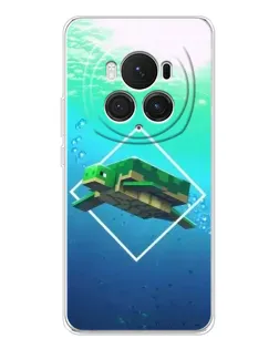Чохол для Huawei Honor Magic 7 Pro з картинкою «Черепаха Minecraft»