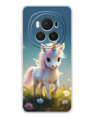 Чехол для Huawei Honor Magic 7 Pro с картинкой «Единорог на поляне» Чехол для Huawei Honor Magic 7 Pro с картинкой «Единорог на поляне»