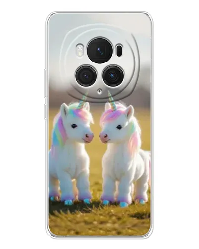 Чехол для Huawei Honor Magic 7 Pro с картинкой «Пара единорогов» Чехол для Huawei Honor Magic 7 Pro с картинкой «Пара единорогов»