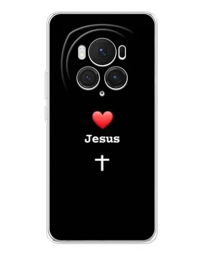 Чехол для Huawei Honor Magic 7 Pro с картинкой «Сердце - Jesus» Чехол для Huawei Honor Magic 7 Pro с картинкой «Сердце - Jesus»