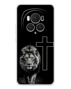 Чехол для Huawei Honor Magic 7 Pro с картинкой «Лев и Крест» Чехол для Huawei Honor Magic 7 Pro с картинкой «Лев и Крест»