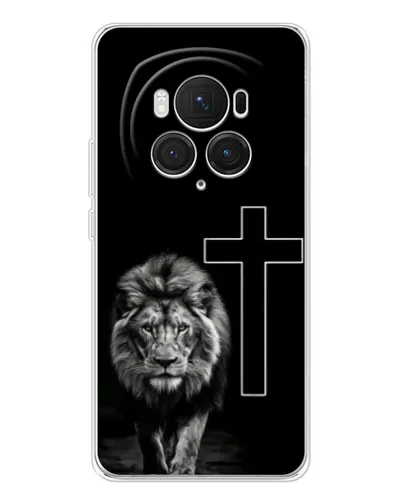 Чехол для Huawei Honor Magic 7 Pro с картинкой «Лев и Крест» Чехол для Huawei Honor Magic 7 Pro с картинкой «Лев и Крест»
