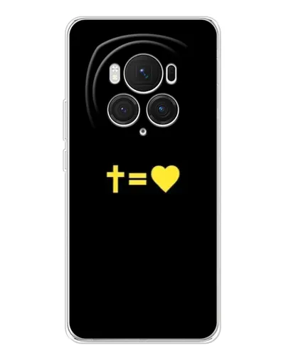 Чехол для Huawei Honor Magic 7 Pro с картинкой «Сердце и Крест» Чехол для Huawei Honor Magic 7 Pro с картинкой «Сердце и Крест»