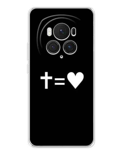 Чехол для Huawei Honor Magic 7 Pro с картинкой «Крест и Сердце» Чехол для Huawei Honor Magic 7 Pro с картинкой «Крест и Сердце»