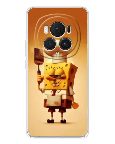 Чехол для Huawei Honor Magic 7 Pro с картинкой «Губка Боб повар» Чехол для Huawei Honor Magic 7 Pro с картинкой «Губка Боб повар»