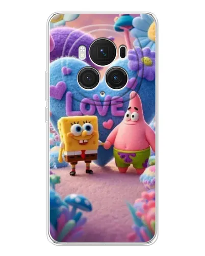 Чехол для Huawei Honor Magic 7 Pro с картинкой «Губка Боб Патрик» Чехол для Huawei Honor Magic 7 Pro с картинкой «Губка Боб Патрик»