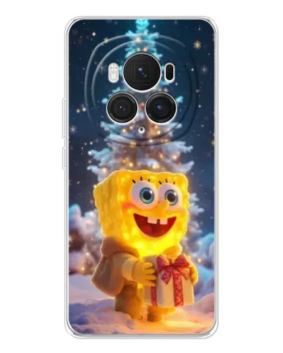 Чехол для Huawei Honor Magic 7 Pro с картинкой «Рождественский Спанч Боб» Чехол для Huawei Honor Magic 7 Pro с картинкой «Рождественский Спанч Боб»