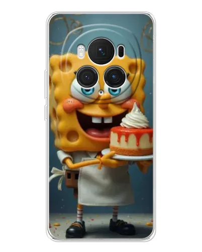 Чехол для Huawei Honor Magic 7 Pro с картинкой «Повар Спанч Боб» Чехол для Huawei Honor Magic 7 Pro с картинкой «Повар Спанч Боб»
