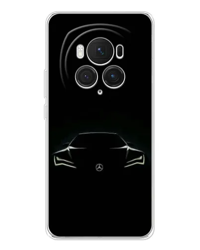 Чехол для Huawei Honor Magic 7 Pro с картинкой «Mercedes — силуэт авто» Чехол для Huawei Honor Magic 7 Pro с картинкой «Mercedes — силуэт авто»