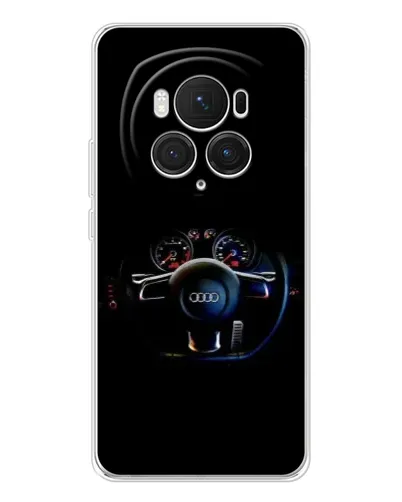 Чехол для Huawei Honor Magic 7 Pro с картинкой «Салон Audi — руль»