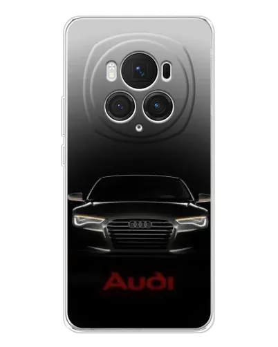 Чехол для Huawei Honor Magic 7 Pro с картинкой «Audi — градиентный контур»