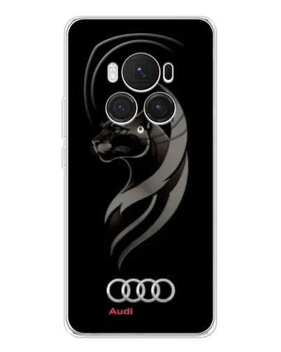 Чехол для Huawei Honor Magic 7 Pro с картинкой «Графика — пантера и Audi»