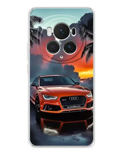 Чехол для Huawei Honor Magic 7 Pro с картинкой «Audi — закат»