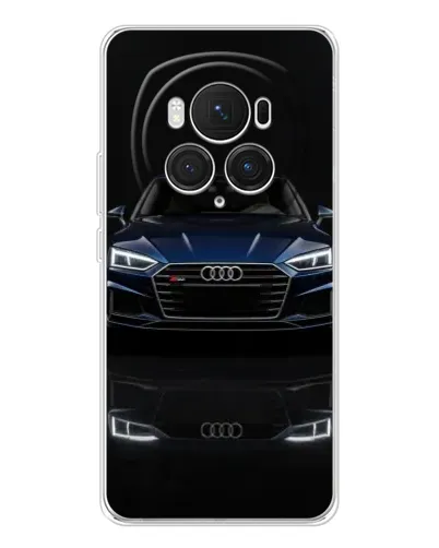 Чехол для Huawei Honor Magic 7 Pro с картинкой «Audi — ночное отражение»
