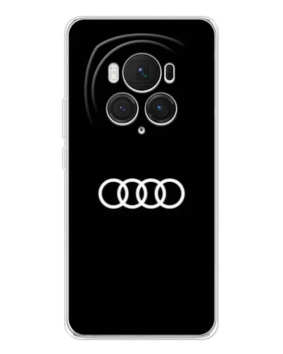 Чехол для Huawei Honor Magic 7 Pro с картинкой «Audi White Logo»