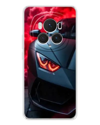 Чехол для Huawei Honor Magic 7 Pro с картинкой «Lamborghini красное сияние»