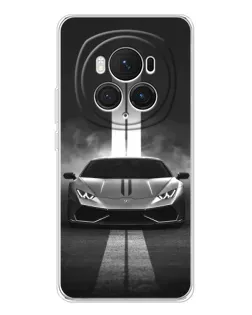 Чехол для Huawei Honor Magic 7 Pro с картинкой «Lamborghini симметрия дорог»