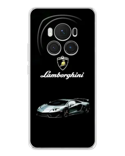 Чехол для Huawei Honor Magic 7 Pro с картинкой «Логотип Lamborghini классика»