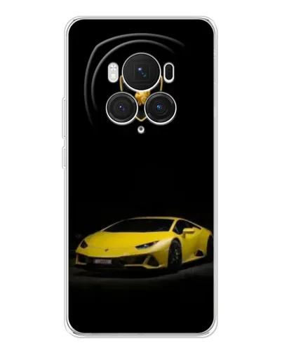 Чехол для Huawei Honor Magic 7 Pro с картинкой «Lamborghini желтый акцент»