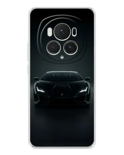 Чехол для Huawei Honor Magic 7 Pro с картинкой «Черный Lamborghini Aventador»