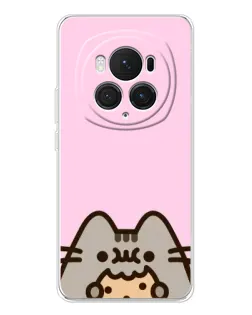 Чехол для Huawei Honor Magic 7 Pro с картинкой «Pusheen и печенье»