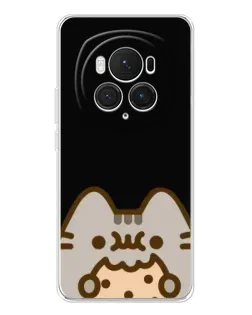 Чехол для Huawei Honor Magic 7 Pro с картинкой «Пушин на черном»