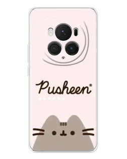 Чехол для Huawei Honor Magic 7 Pro с картинкой «Pusheen логотип»