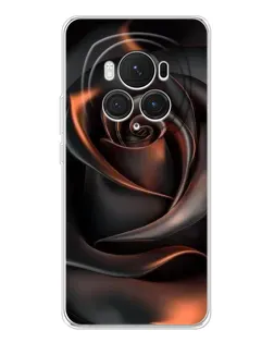 Чехол для Huawei Honor Magic 7 Pro с картинкой «Шелковая черная роза» Чехол для Huawei Honor Magic 7 Pro с картинкой «Шелковая черная роза»