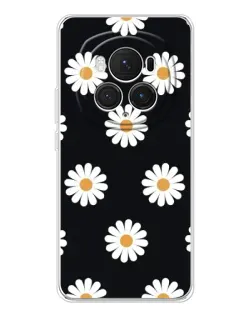 Чехол для Huawei Honor Magic 7 Pro с картинкой «Ромашки на черном» Чехол для Huawei Honor Magic 7 Pro с картинкой «Ромашки на черном»