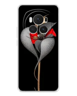 Чехол для Huawei Honor Magic 7 Pro с картинкой «Серебряный фантазийный цветок» Чехол для Huawei Honor Magic 7 Pro с картинкой «Серебряный фантазийный цветок»