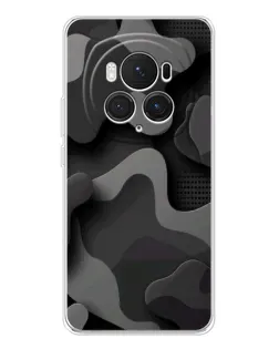Чехол для Huawei Honor Magic 7 Pro с картинкой «Темный абстрактный камуфляж» Чехол для Huawei Honor Magic 7 Pro с картинкой «Темный абстрактный камуфляж»
