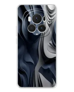 Чехол для Huawei Honor Magic 7 Pro с картинкой «Объемные синие складки» Чехол для Huawei Honor Magic 7 Pro с картинкой «Объемные синие складки»
