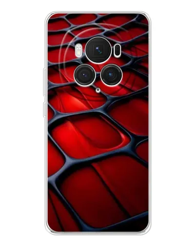 Чехол для Huawei Honor Magic 7 Pro с картинкой «Красная глянцевая сетка» Чехол для Huawei Honor Magic 7 Pro с картинкой «Красная глянцевая сетка»