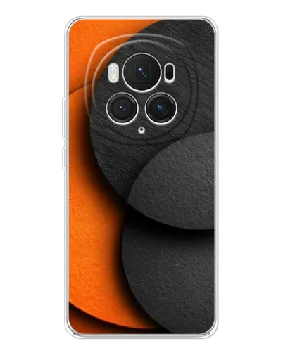 Чехол для Huawei Honor Magic 7 Pro с картинкой «Геометрия оранжевых кругов» Чехол для Huawei Honor Magic 7 Pro с картинкой «Геометрия оранжевых кругов»