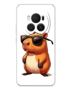 Чехол для Huawei Honor Magic 7 Pro с картинкой «Капибара в очках» Чехол для Huawei Honor Magic 7 Pro с картинкой «Капибара в очках»