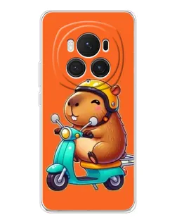 Чехол для Huawei Honor Magic 7 Pro с картинкой «Капибара на скутере» Чехол для Huawei Honor Magic 7 Pro с картинкой «Капибара на скутере»