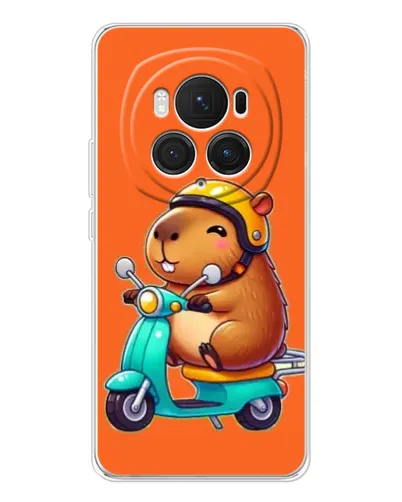 Чехол для Huawei Honor Magic 7 Pro с картинкой «Капибара на скутере» Чехол для Huawei Honor Magic 7 Pro с картинкой «Капибара на скутере»
