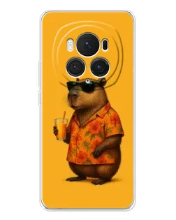 Чехол для Huawei Honor Magic 7 Pro с картинкой «Капибара на отдыхе» Чехол для Huawei Honor Magic 7 Pro с картинкой «Капибара на отдыхе»
