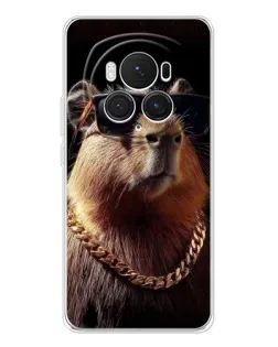 Чехол для Huawei Honor Magic 7 Pro с картинкой «Капибара золотая цепь» Чехол для Huawei Honor Magic 7 Pro с картинкой «Капибара золотая цепь»