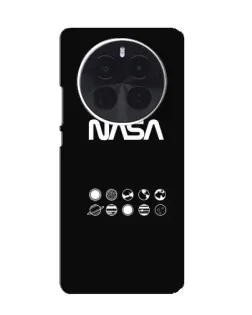 Чехол для Huawei Honor Magic8 Lite с картинкой «NASA — технический принт»