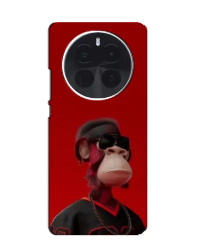 Чехол для Huawei Honor Magic8 Lite с картинкой «Bored Ape в красном» Чехол для Huawei Honor Magic8 Lite с картинкой «Bored Ape в красном»