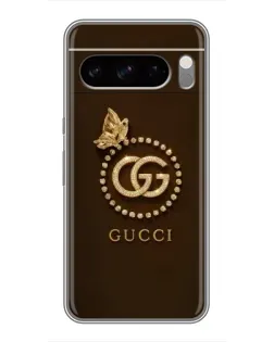 Чехол для Huawei Honor Magic8 Pro Air с картинкой «Gucci — золотая бабочка»