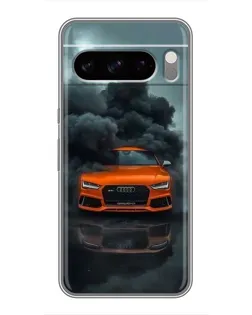 Чехол для Huawei Honor Magic8 Pro Air с картинкой «Audi в облаках дыма»
