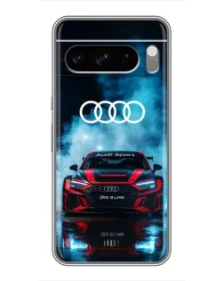 Чехол для Huawei Honor Magic8 Pro Air с картинкой «Audi Sport — неон»