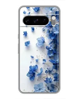 Чехол для Huawei Honor Magic8 Pro Air с картинкой «Голубой цветочный каскад»