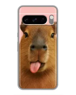 Чехол для Huawei Honor Magic8 Pro Air с картинкой «Капибара с языком»