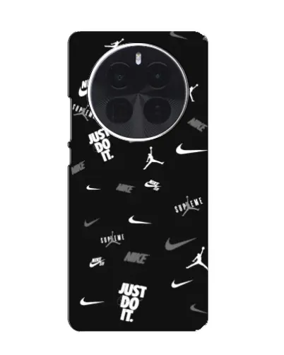 Чехол для Huawei Honor Magic8 с картинкой «Nike Black Pattern»