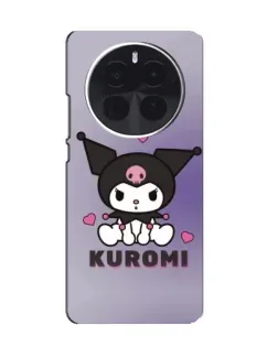 Чехол для Huawei Honor Magic8 с картинкой «Kuromi — фиолетовый арт»